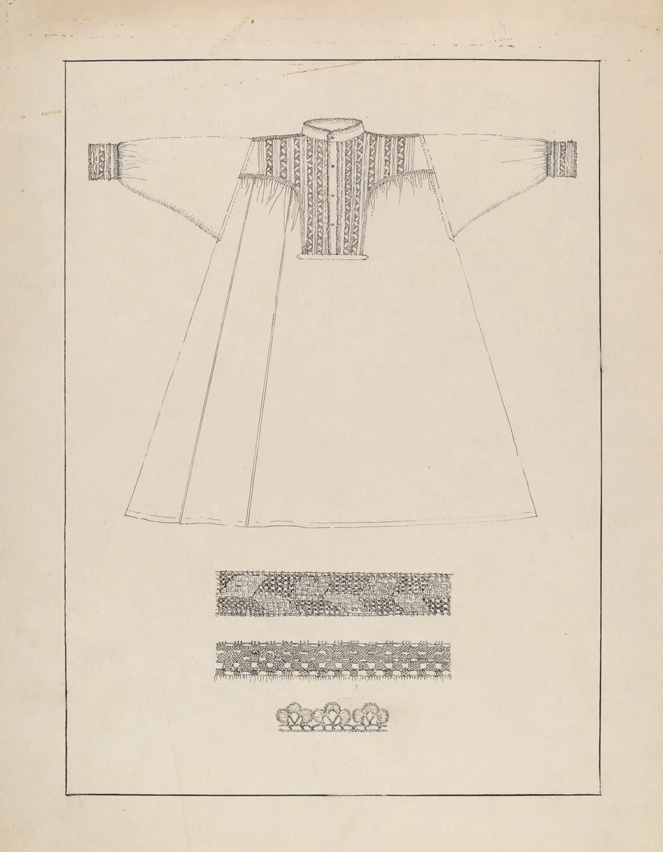 Nightgown by Evelyn Bailey, index of american design, 1936