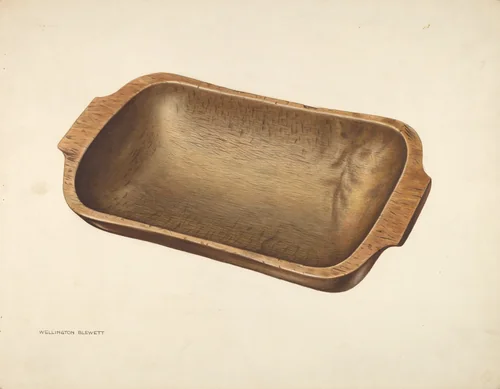 Chopping Bowl by Wellington Blewett, index of american design, 1937