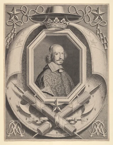 Cardinal Jules Mazarin by Robert Nanteuil, print, 1659