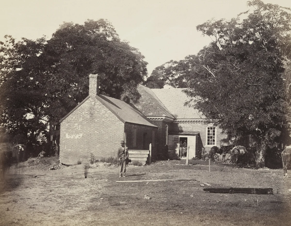 Charles City Court-House, Virginia by Timothy O'Sullivan, Alexander Gardner, photograph, 1864