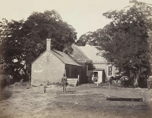Charles City Court-House, Virginia by Timothy O'Sullivan, Alexander Gardner, photograph, 1864