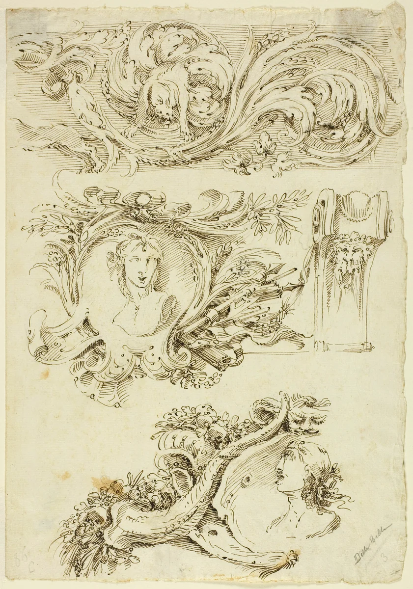 Street in Bologna by John Ruskin, drawing, 1845