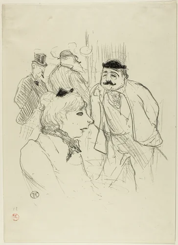 The Stalk—Moulin Rouge by Henri de Toulouse-Lautrec, print, 1894