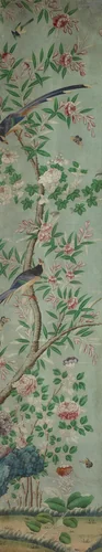 Wall Panel: Birds and Flowers by France, other, 1800-1825