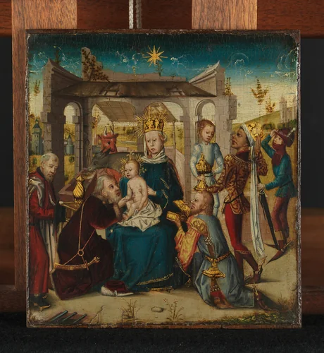 Adoration of the Magi by German, painting, 1465-1495