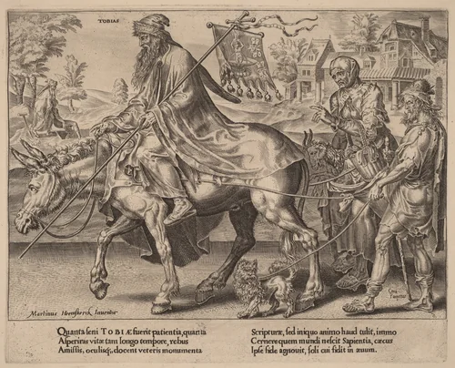 The Triumph of Tobias by Dirck Volckertz Coornhert, print, 1559