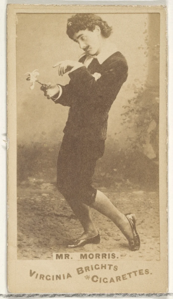 Mr. Morris, from the Actors and Actresses series (N45, Type 1) for Virginia Brights Cigarettes by Allen & Ginter, photograph, 1885-1891