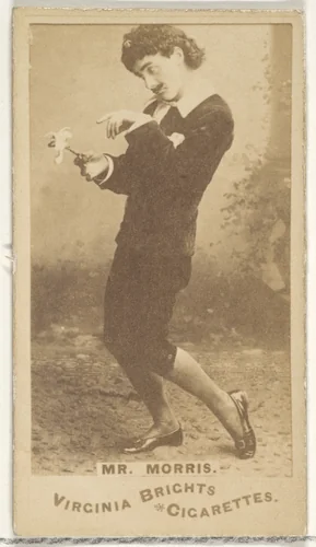 Mr. Morris, from the Actors and Actresses series (N45, Type 1) for Virginia Brights Cigarettes by Allen & Ginter, photograph, 1885-1891
