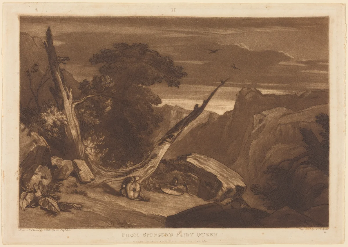From Spenser's Fairy Queen by Thomas Hodgetts; Joseph Mallord William Turner, print, 1811