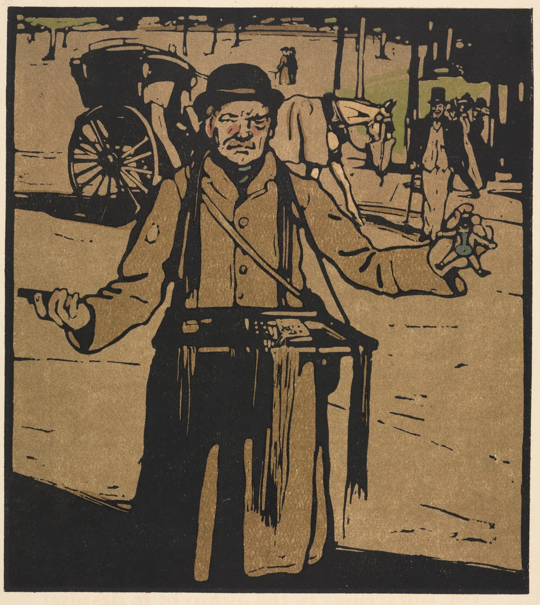 London Types: Hawker by William Nicholson, print, 1898