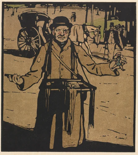 London Types: Hawker by William Nicholson, print, 1898