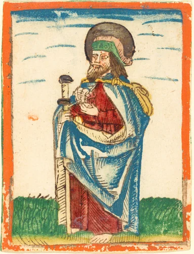 Saint James the Greater by German 15th Century, print, 1480-1490