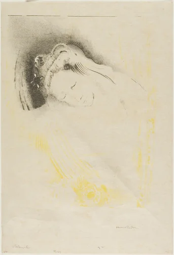 The Shulamite by Odilon Redon, print, 1897