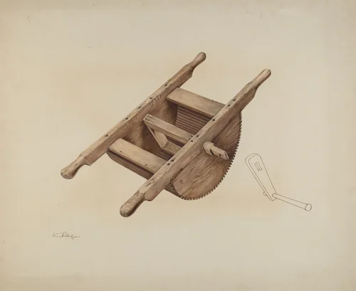 Grape Crusher by Kurt Melzer, index of american design, 1937