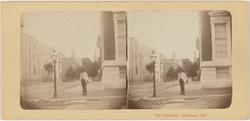 "The Cathedral, Baltimore, Maryland" by Frederick Langenheim; William Langenheim, photograph, 1858