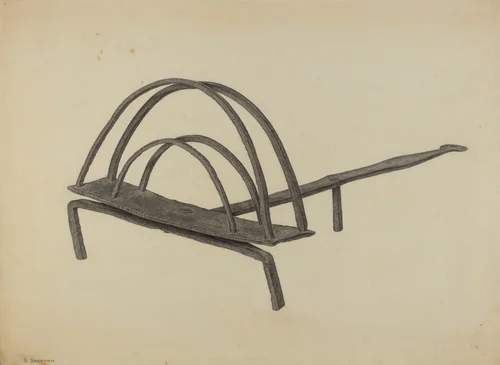 Toast Rack by Gordon Sanborn, index of american design, 1939
