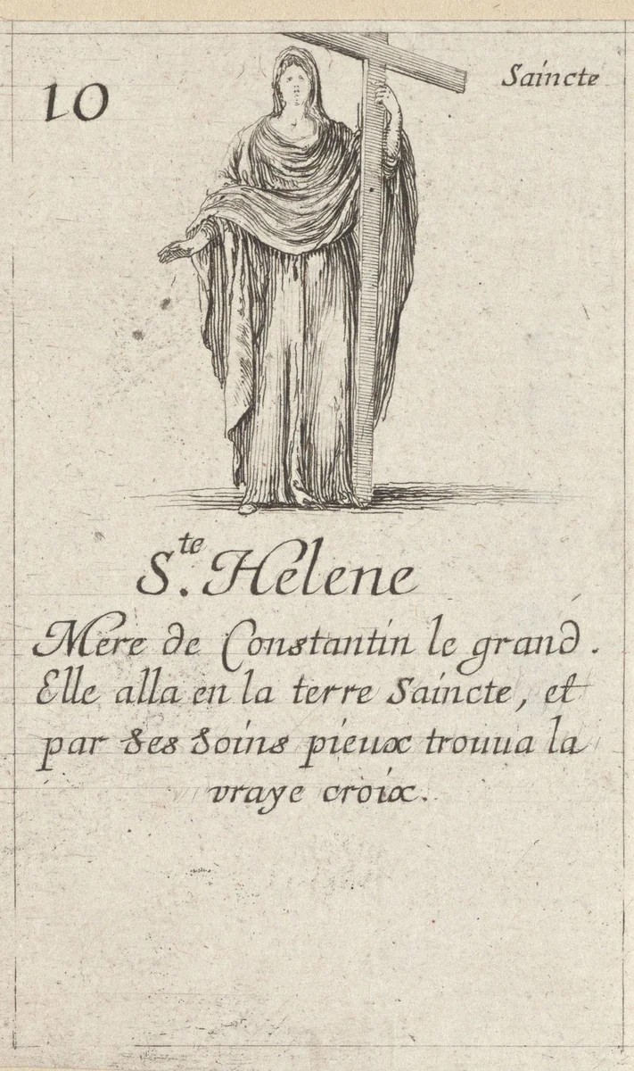 De heilige Helena by Stefano della Bella, print, 1620-1664