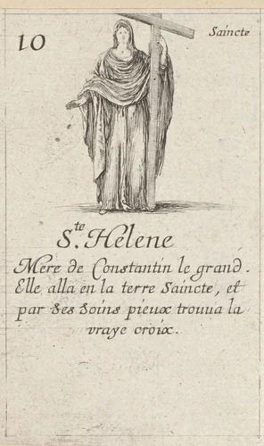 De heilige Helena by Stefano della Bella, print, 1620-1664