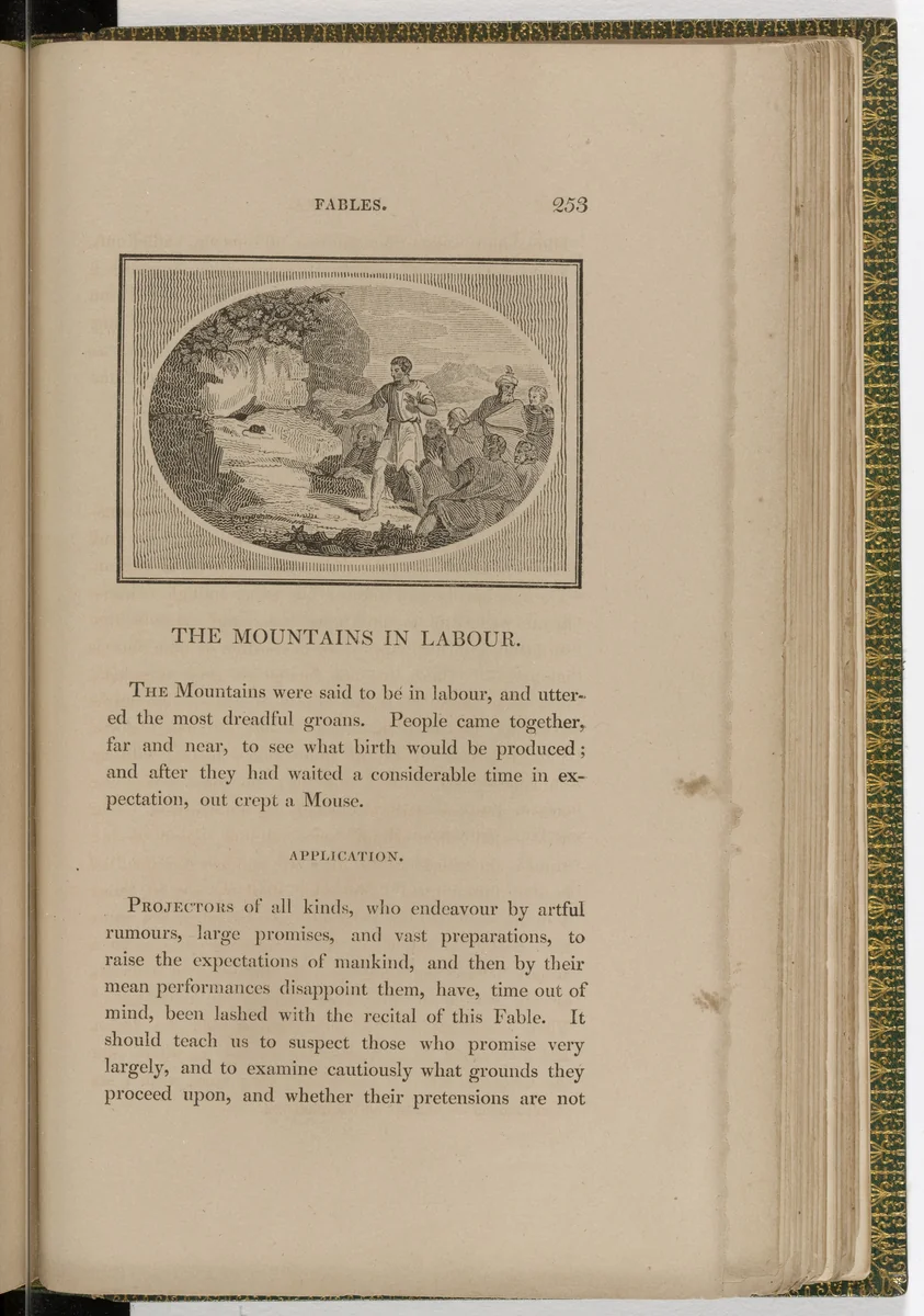 Headpiece (page 253) from The Fables of Aesop by Thomas Bewick, illustrated book, 1818