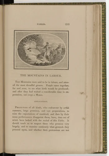 Headpiece (page 253) from The Fables of Aesop by Thomas Bewick, illustrated book, 1818