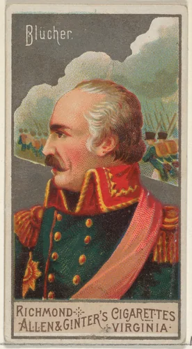 Gebhard Leberecht von Blücher, from the Great Generals series (N15) for Allen & Ginter Cigarettes Brands by Allen & Ginter, print, 1888