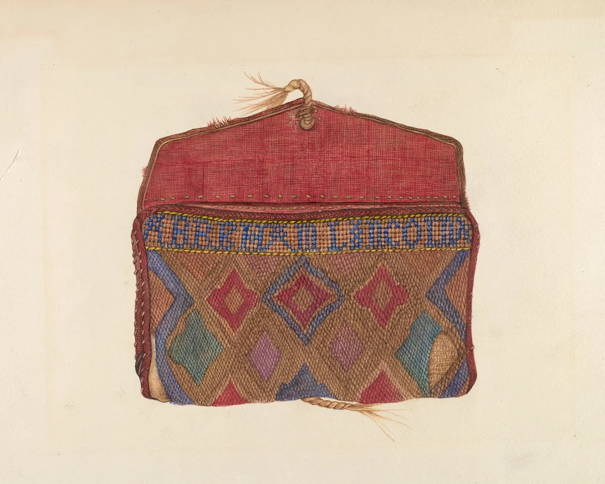 Pocketbook by Norma Lockwood, index of american design, 1939