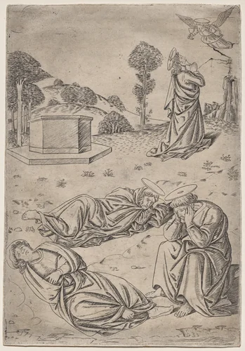 Agony in the Garden by Francesco Rosselli, print, 1490-1500