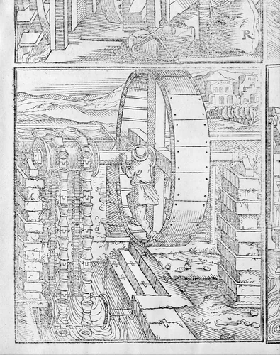 I dieci libri dell'architettura di M. Vitruvio tradutti et commentati da monsignor Barbaro eletto patriarca d'aquileggia by Marcus Pollio Vitruvius, book, 1556