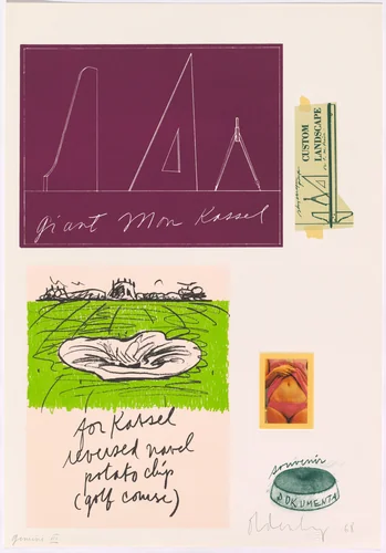 Untitled (Kassel) by Claes Oldenburg
James Webb
Richard Wilke
Gemini G.E.L., portfolio, 1968