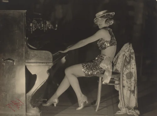 Dora Duby at the Champs Elysée Theater by James Abbe, photograph, 1919