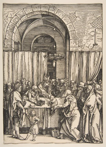 The Rejection of Joachim's Offering, from The Life of the Virgin by Albrecht Dürer, print, 1504