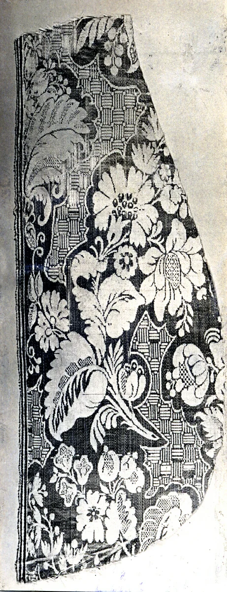 Fragment by France, textile, 1675-1700