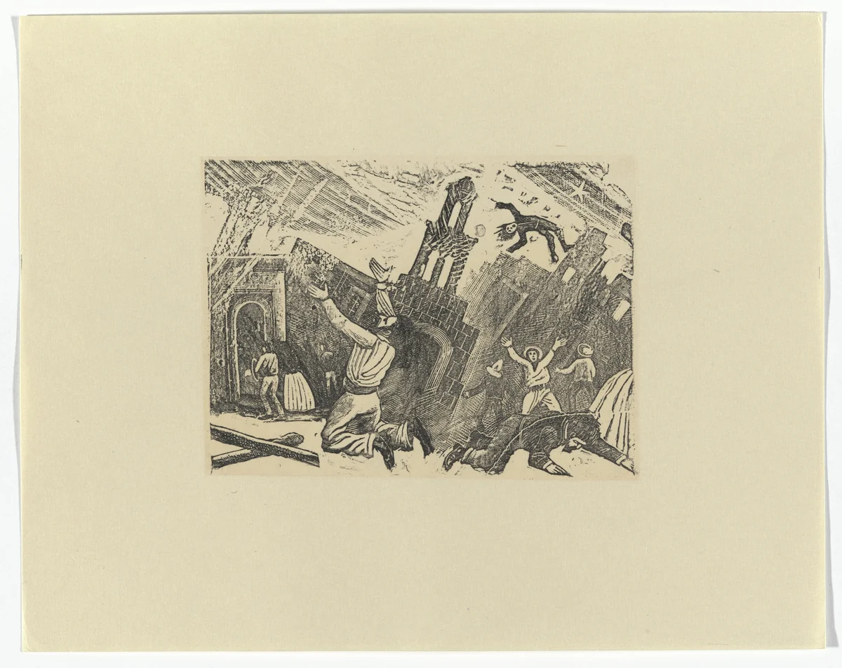 Ballad of the End of the World (Corrido: El fin del mundo) by José Guadalupe Posada, print, 1888