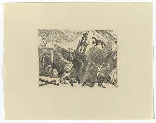 Ballad of the End of the World (Corrido: El fin del mundo) by José Guadalupe Posada, print, 1888