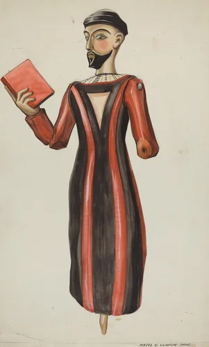 Bulto, St. Francis by Majel G. Claflin, index of american design, 1936