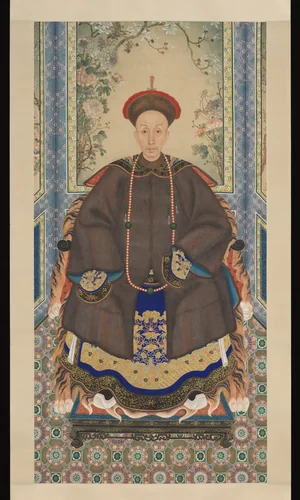 Portrait of a man in court robes with fur surcoat by Unidentified Artist, painting, 1768-1833