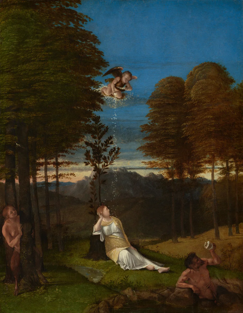 Allegory of Chastity by Lorenzo Lotto, painting, 1505