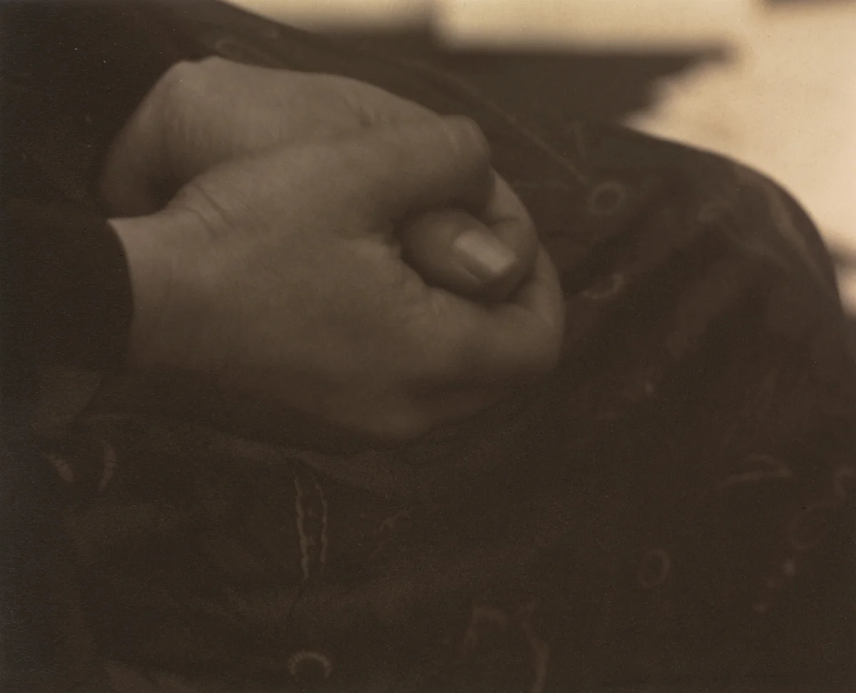 Hands—Alma Wertheim by Alfred Stieglitz, photograph, 1922