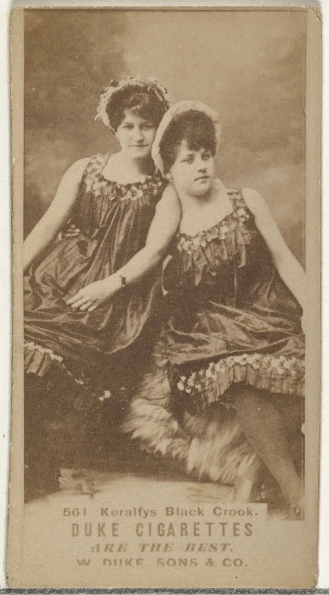 Card Number 561, Kiralfys Black Crook, from the Actors and Actresses series (N145-7) issued by Duke Sons & Co. to promote Duke Cigarettes by W. Duke, Sons & Co., photograph, 1880-1889