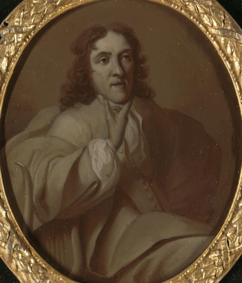 Portrait of Frans de Haes, Poet and Linguist in Rotterdam by Dionys van Nijmegen, painting, 1732-1771