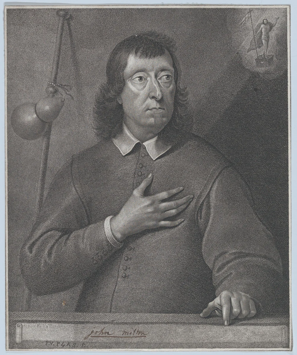 John Milton by George Quinton, print, 1797