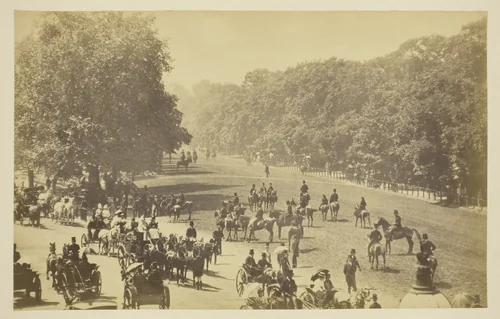 Rotten Row by Artist Unknown, photograph, 1850-1900