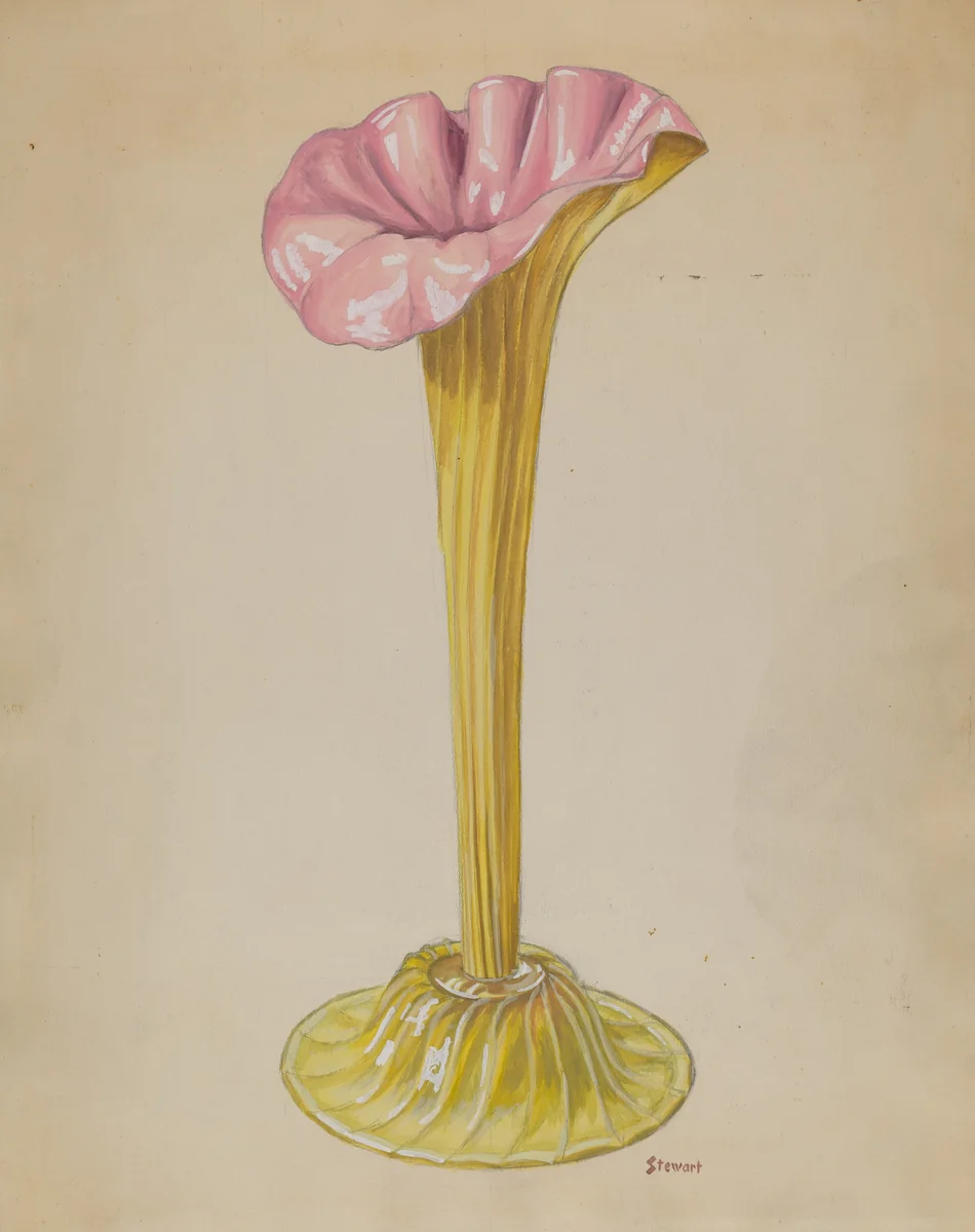 Vase by Robert Stewart, index of american design, 1936