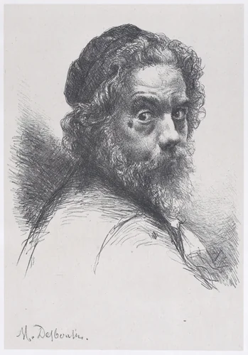 Portrait of the artist by Marcellin Desboutin, print, 1894