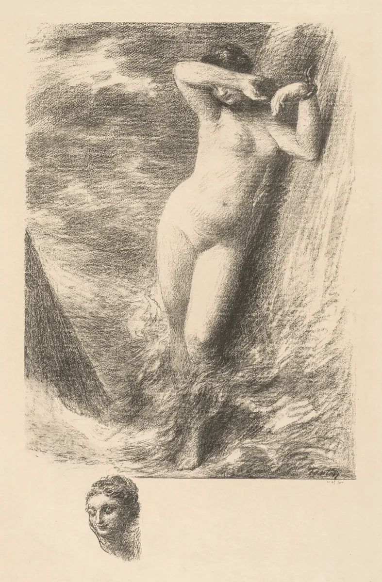 Andromeda by Henri Fantin-Latour, print, 1901