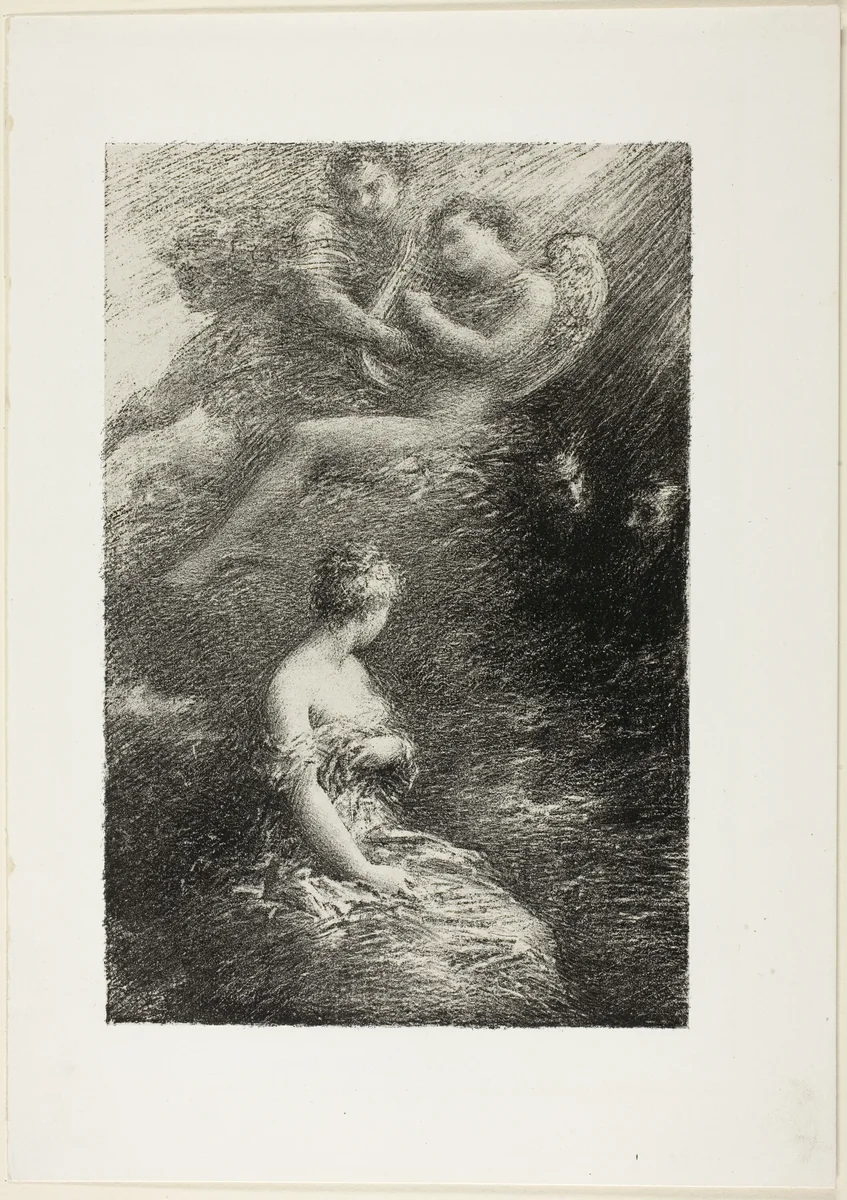 The Damnation of Faust: The Appearance of Marguerite by Henri Fantin-Latour, print, 1888