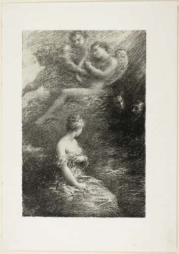 The Damnation of Faust: The Appearance of Marguerite by Henri Fantin-Latour, print, 1888