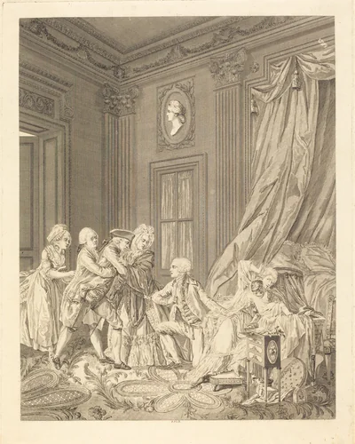 Le seducteur by Nicolas Lavreince, print, 1700-1799