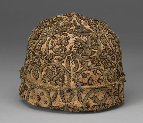Man's Cap by England, textile, 1501-1600