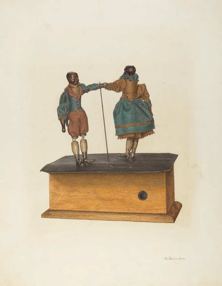 Mechanically Operated Toy by Nicholas Amantea, index of american design, 1940